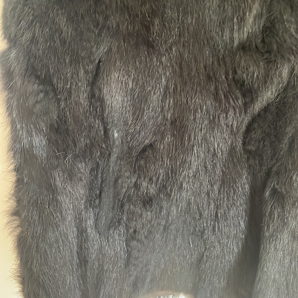 Rabbit fur vest. Adrienne Landau. Size S - Picture 5 of 7
